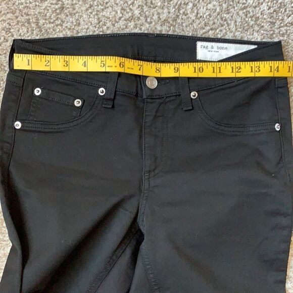 Rag and bone black jeans size 27/30 - Picture 12 of 12